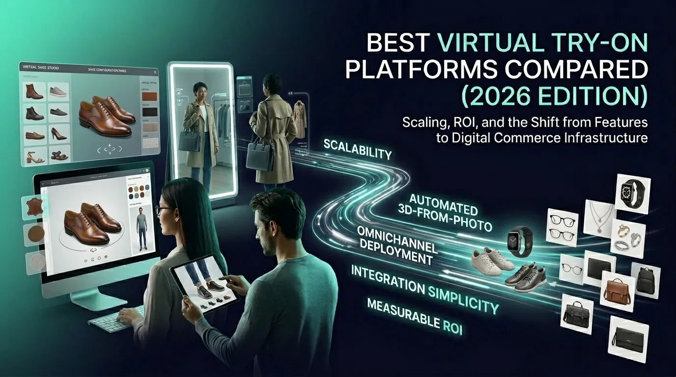 Comparison chart of the best virtual try-on platforms for fashion e-commerce in 2026