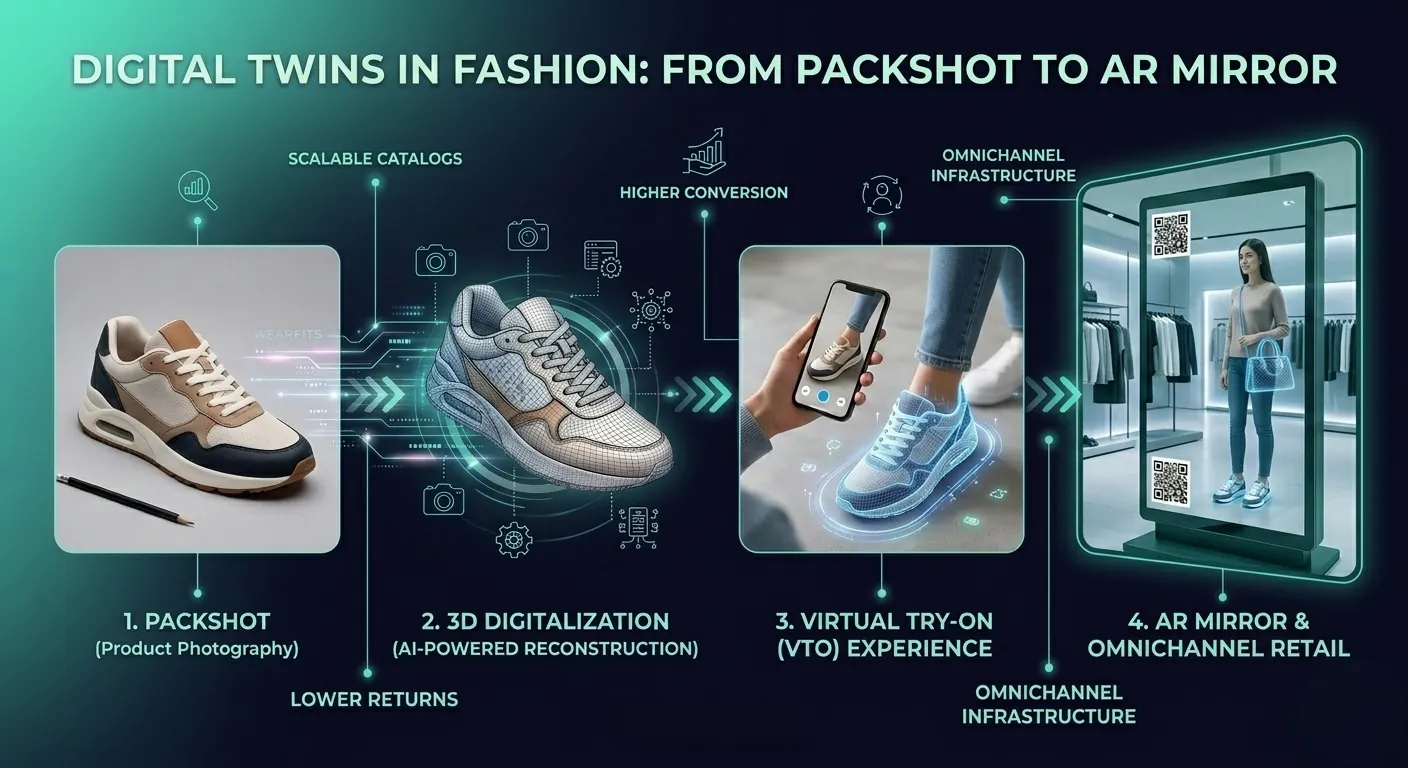 From packshot to digital twins to virtual try-on | WEARFITS