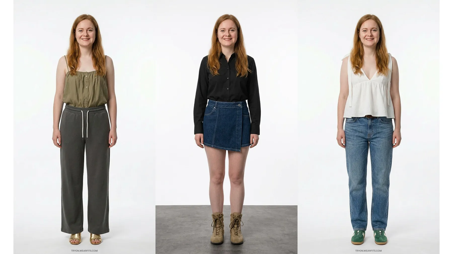 WEARFITS Generative AI Try-On - example of use