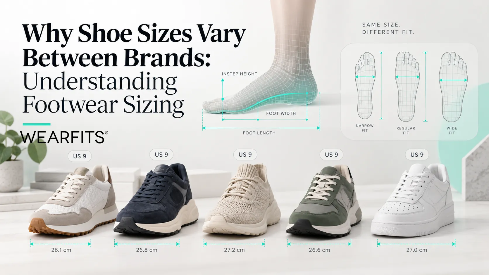 Why Shoe Sizes Differ Between Brands?